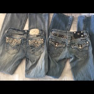 2 prs Miss Me size 24